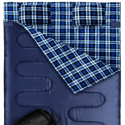 Outdoor Camping Flannel Sleeping Bag Thickened