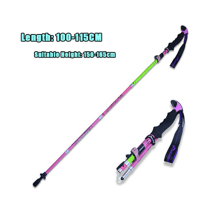 Outdoor Carbon Folding Equipment Trekking Poles