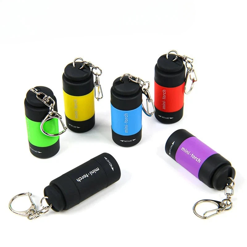 Outdoor Rechargeable Keychain LED Flashlight