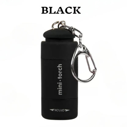 Outdoor Rechargeable Keychain LED Flashlight