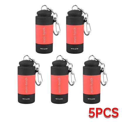 Outdoor Rechargeable Keychain LED Flashlight