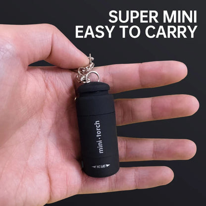 Outdoor Rechargeable Keychain LED Flashlight