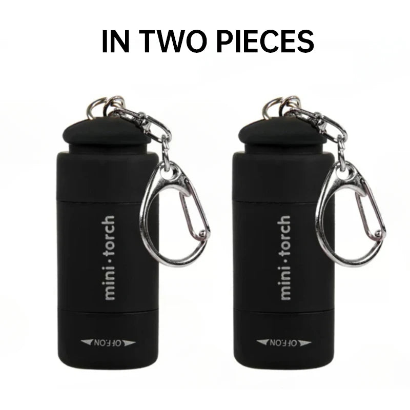 Outdoor Rechargeable Keychain LED Flashlight