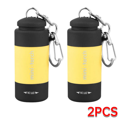 Outdoor Rechargeable Keychain LED Flashlight