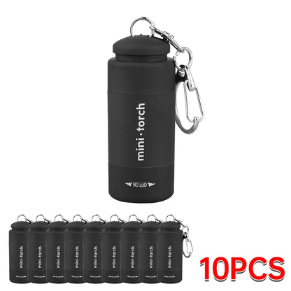 Outdoor Rechargeable Keychain LED Flashlight