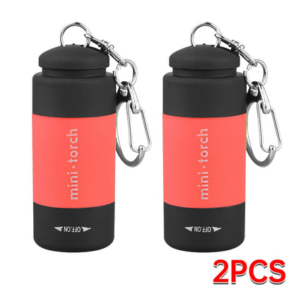 Outdoor Rechargeable Keychain LED Flashlight