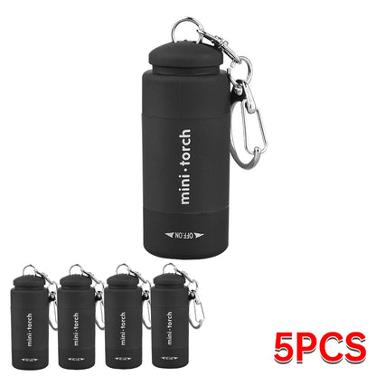 Outdoor Rechargeable Keychain LED Flashlight