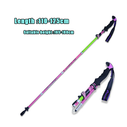 Outdoor Carbon Folding Equipment Trekking Poles